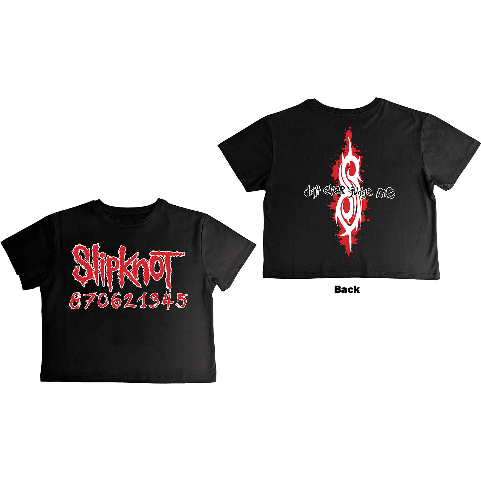 Tielko Slipknot - Don't Ever Judge Me, Žena,Čierna,XXL