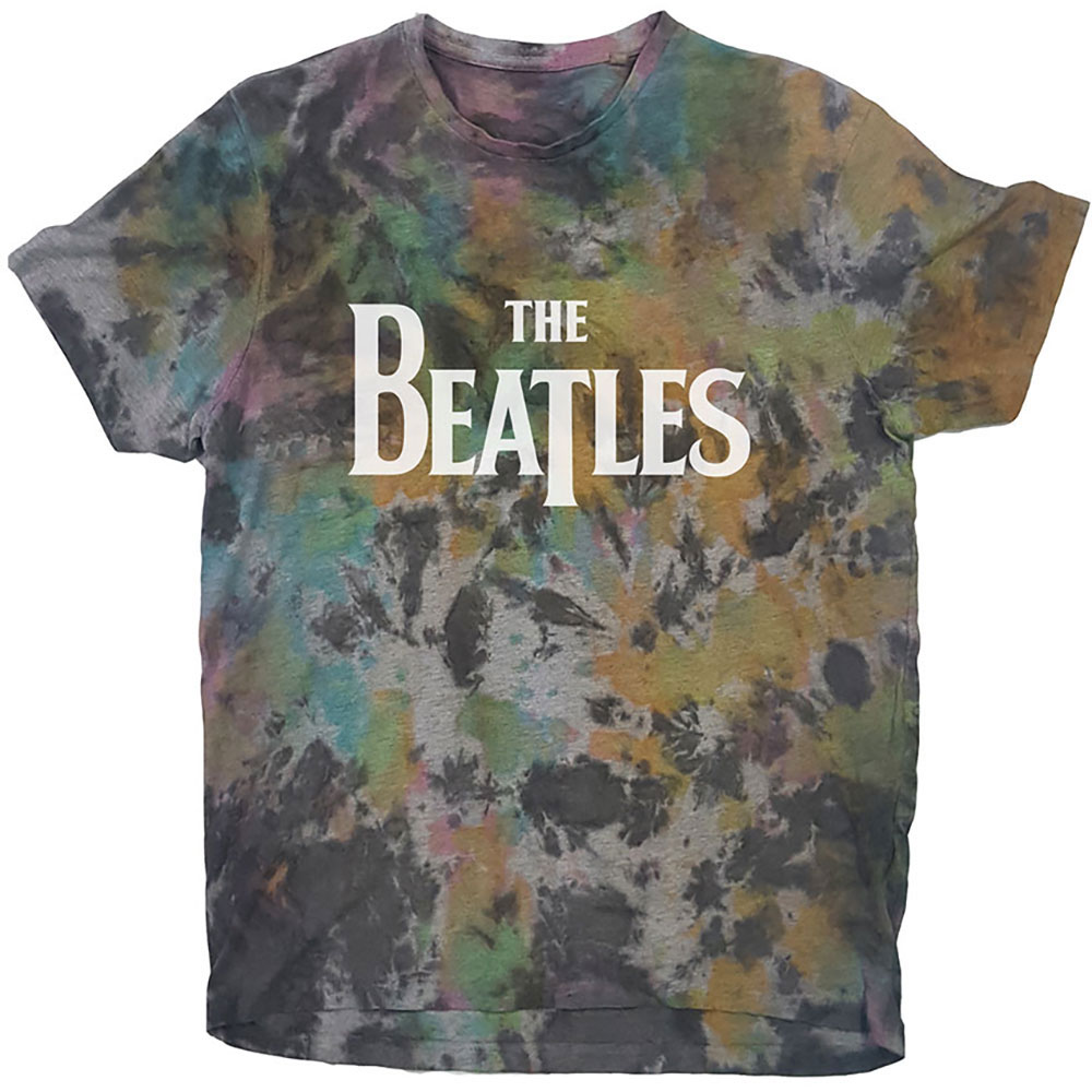 Tričko The Beatles - Drop T Logo, Unisex,Šedá,XXL
