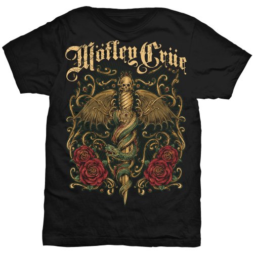 Tričko Motley Crue - Exquisite Dagger, Unisex,Čierna,XXL