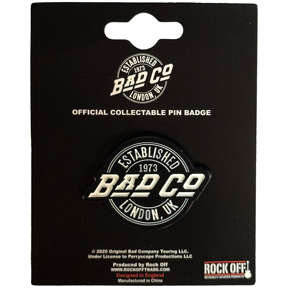 Odznak Bad Company - Est. 1973 Circle Logo