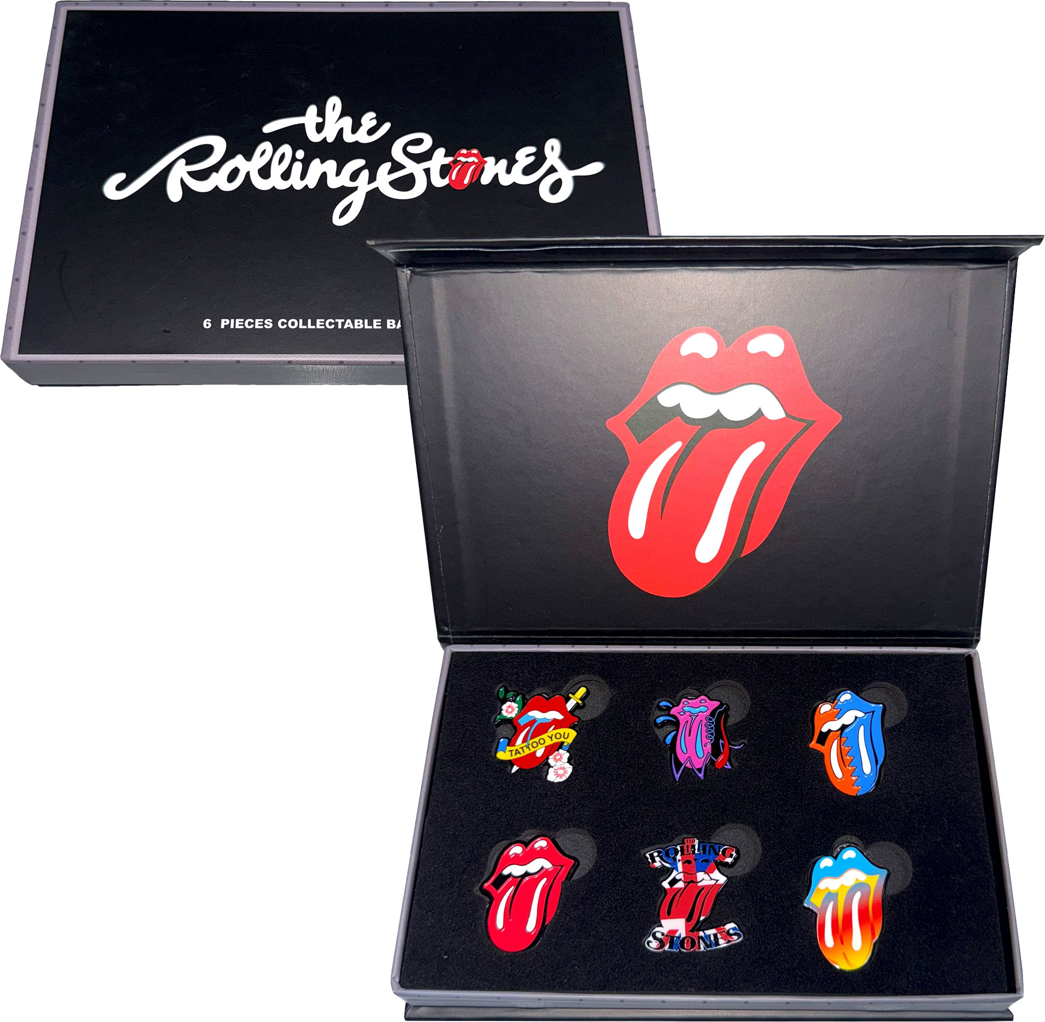 Odznak The Rolling Stones - Tongues Evolution 1