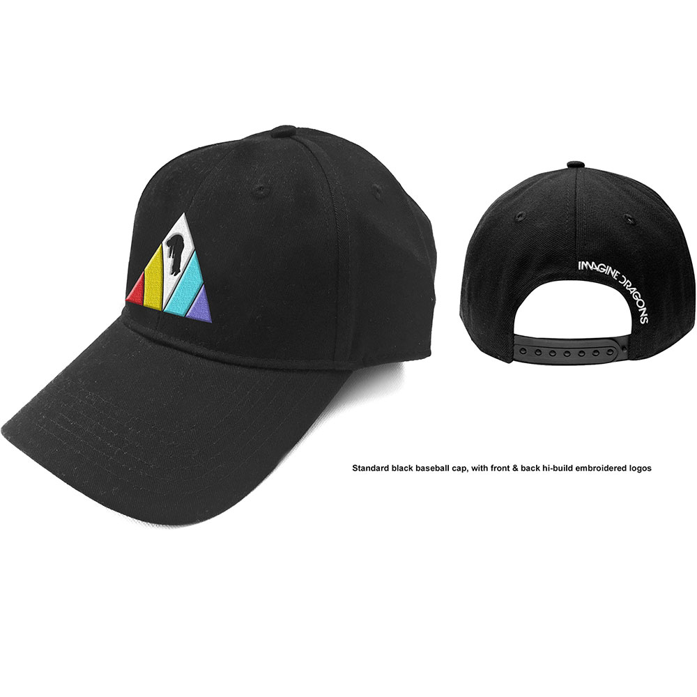 Šiltovka Imagine Dragons - Triangle Logo, Unisex,Čierna,Univerzálna
