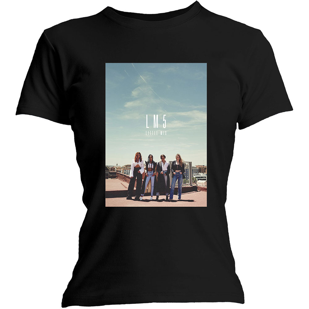 Tričko Little Mix - LM5 Album, Žena,Čierna,L