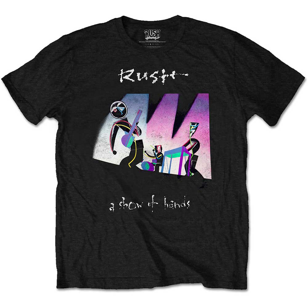 Tričko Rush - Show of Hands, Unisex,Čierna,S