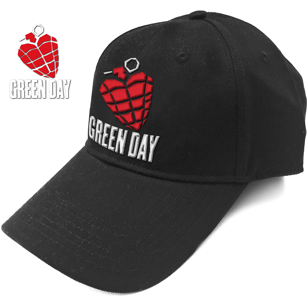 Šiltovka Green Day - Grenade Logo, Unisex,Čierna,Univerzálna