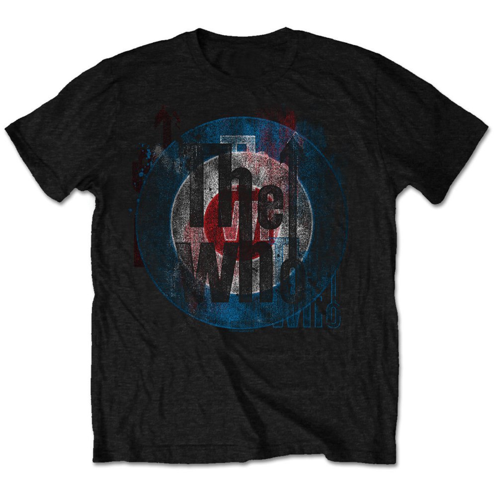 Tričko The Who - Target Texture, Unisex,Čierna,XL