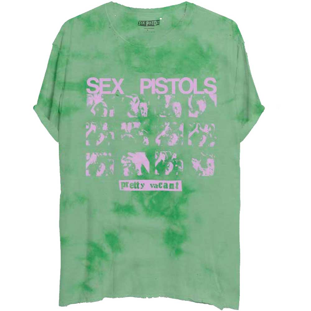 Tričko Sex Pistols - Pretty Vacant, Unisex,Zelená,XL