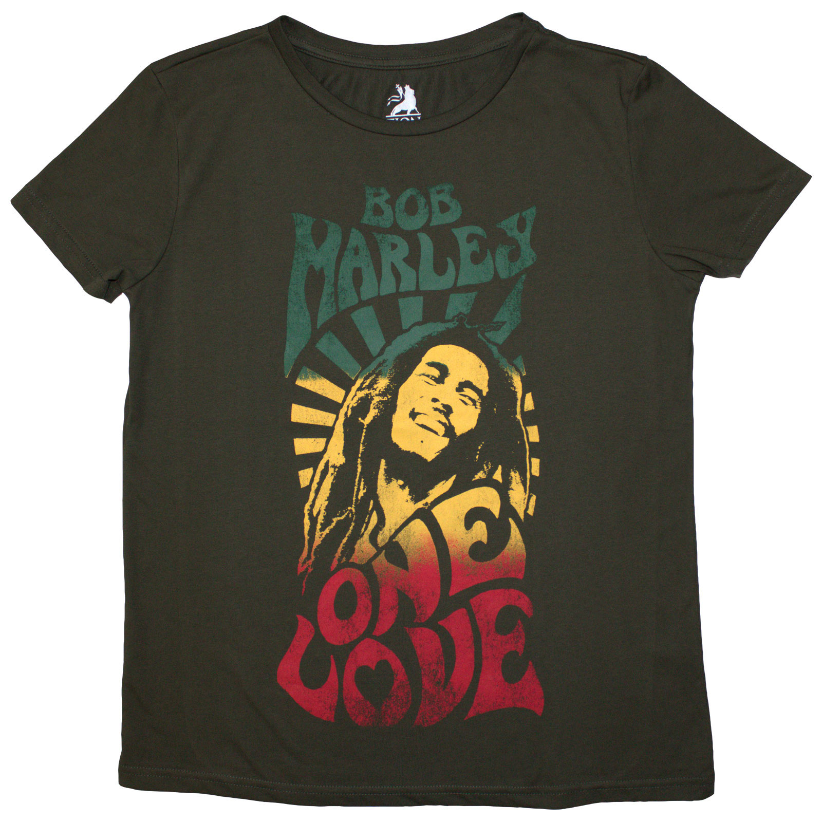 Tričko Bob Marley - One Love Gradient, Unisex,Zelená,XXL