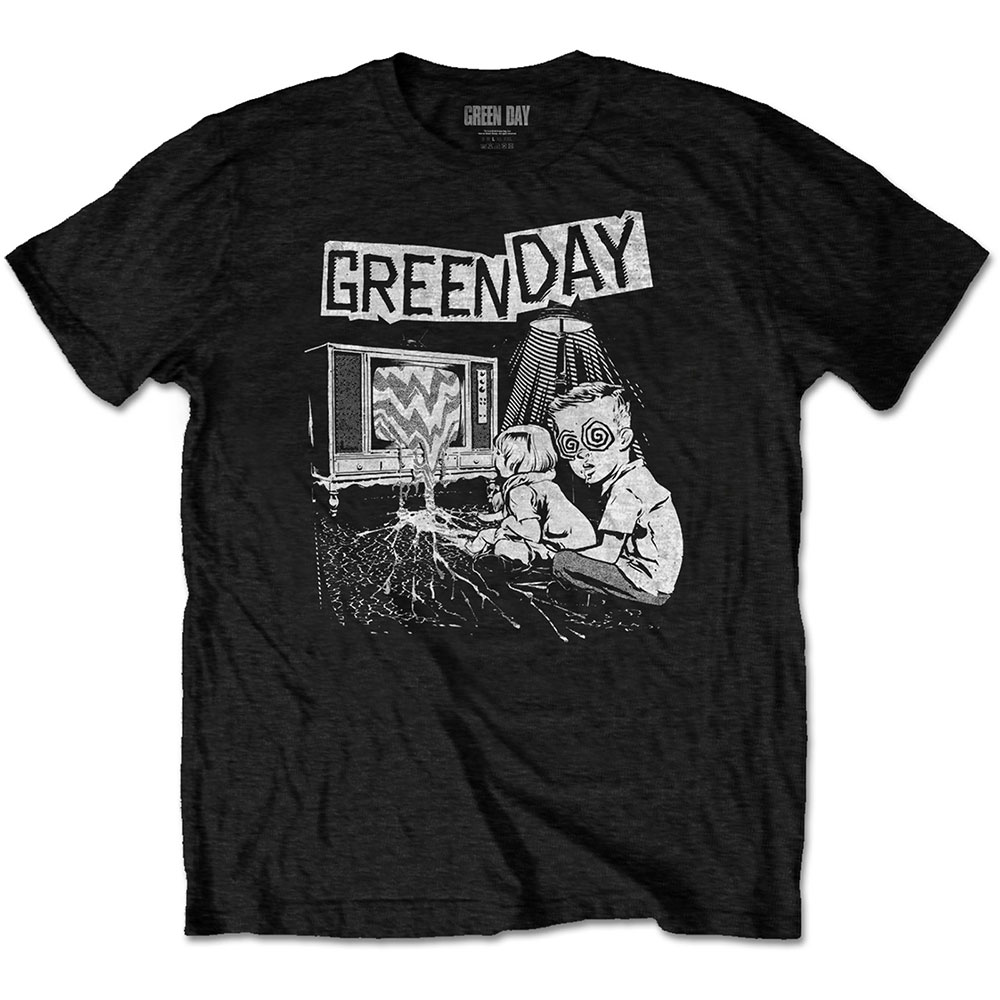 Tričko Green Day - TV Wasteland, Unisex,Čierna,S