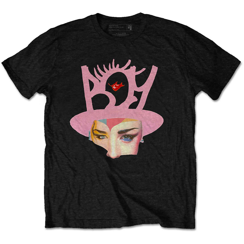 Tričko Boy George & Culture Club - Collage, Unisex,Čierna,L