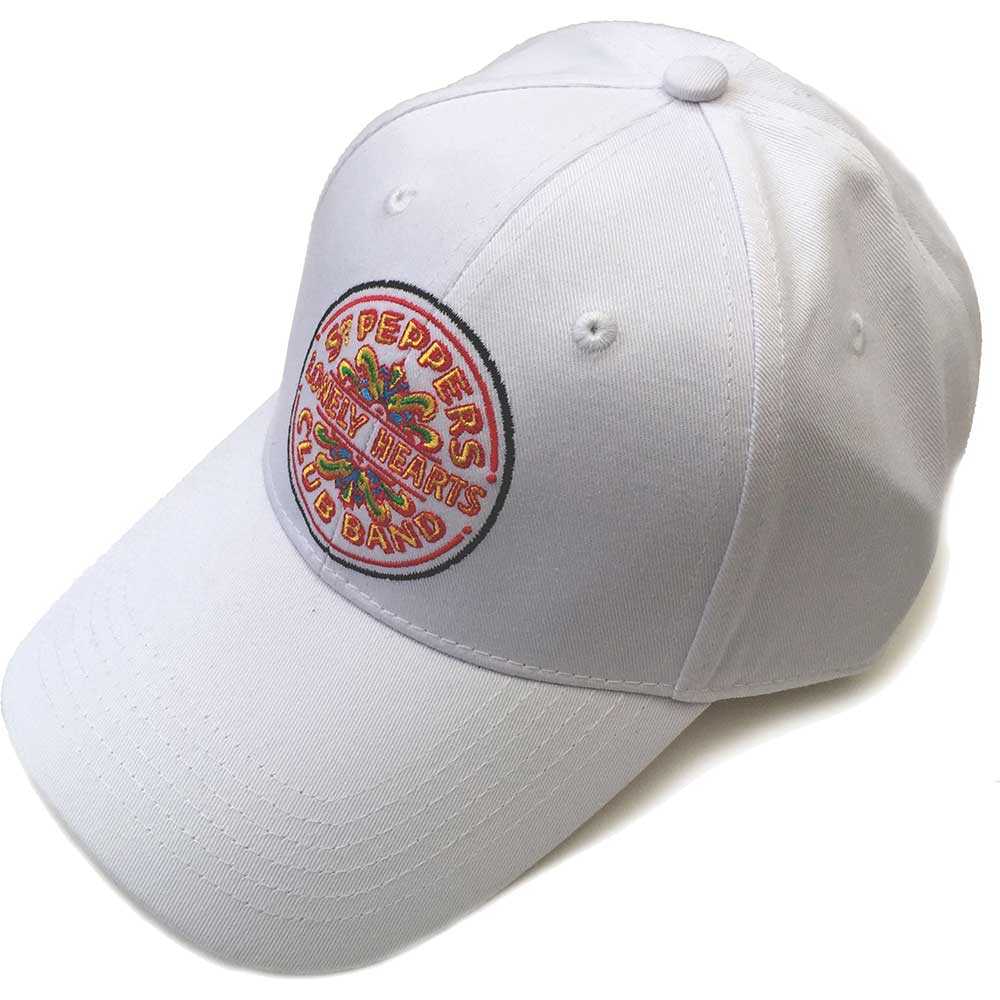 Šiltovka The Beatles - Sgt Pepper Drum, Unisex,Biela,Univerzálna