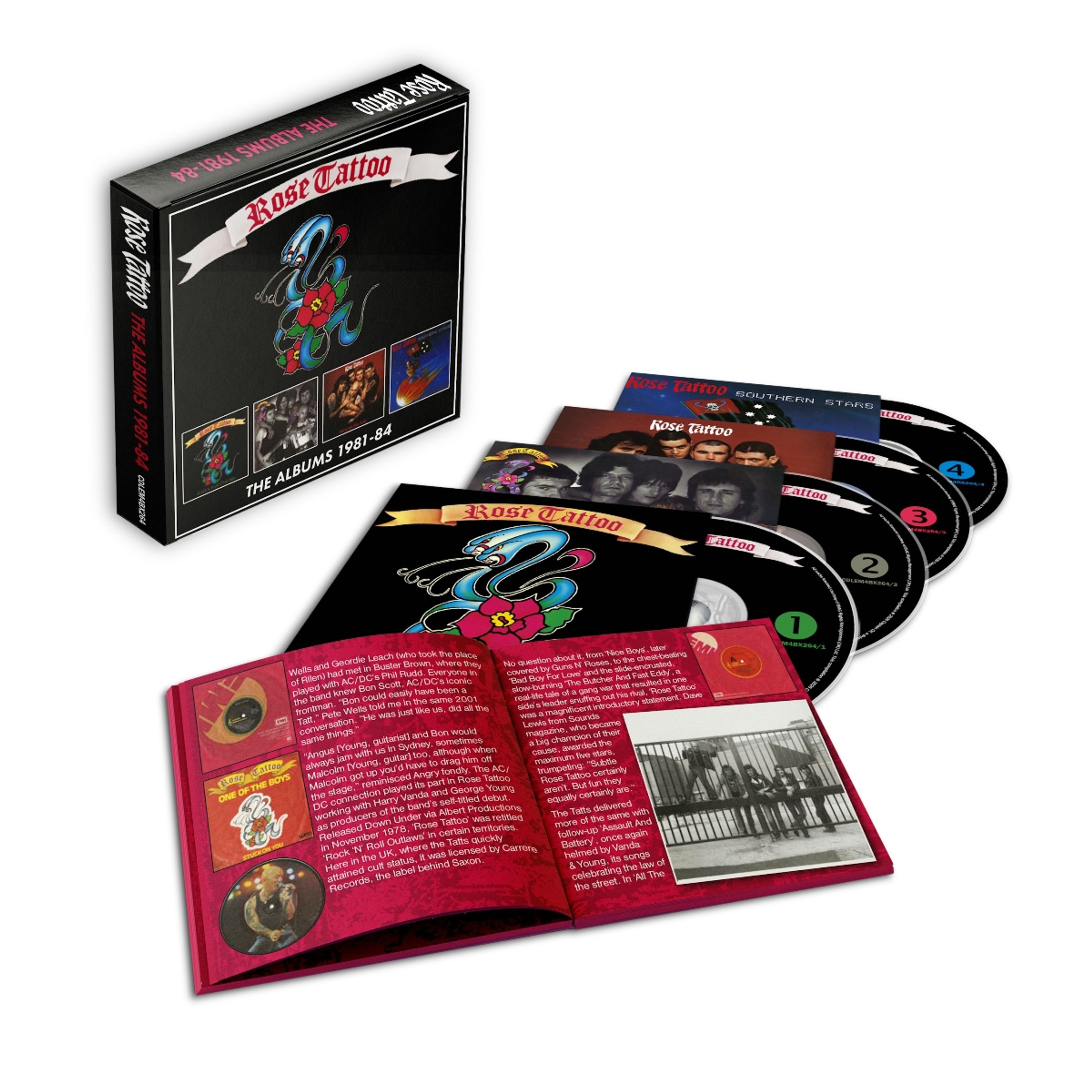 CD Rose Tattoo - ALBUMS 1981-84