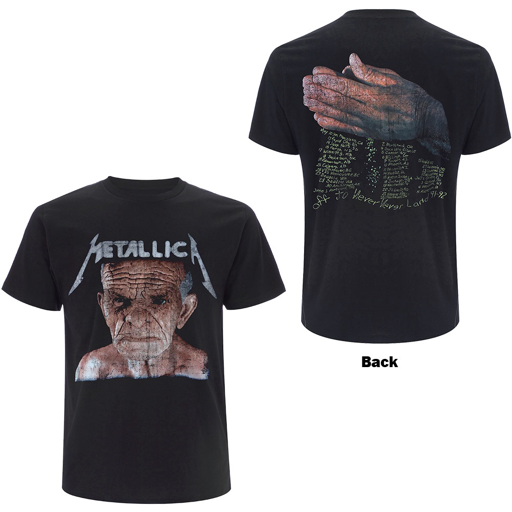 Tričko Metallica - Neverland, Unisex,Čierna,XXL