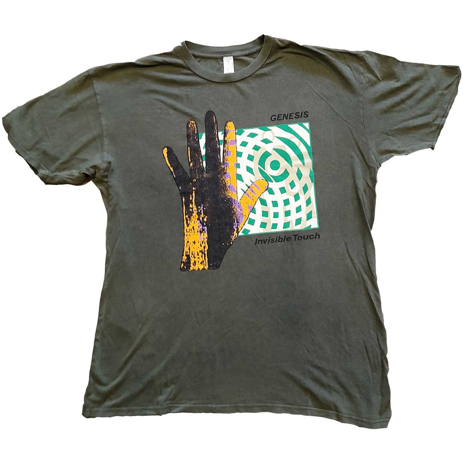 Tričko Genesis - Invisible Touch, Unisex,Zelená,XXL