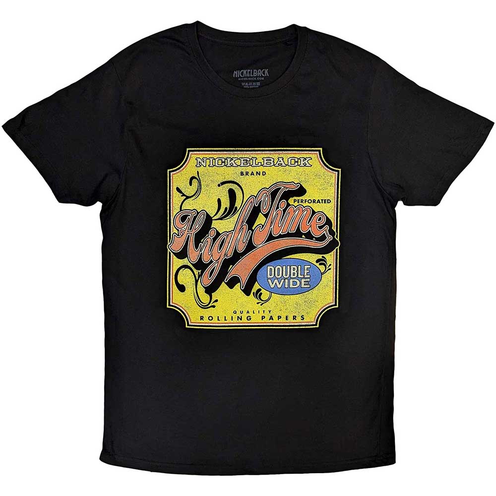 Tričko Nickelback - High Time, Unisex,Čierna,XXL