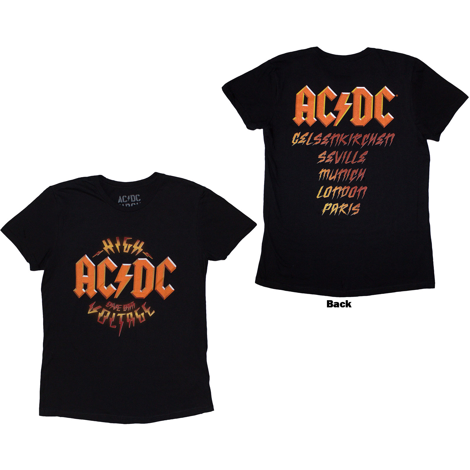 Tričko AC/DC - High Voltage Dive Bar, Žena,Čierna,XXL