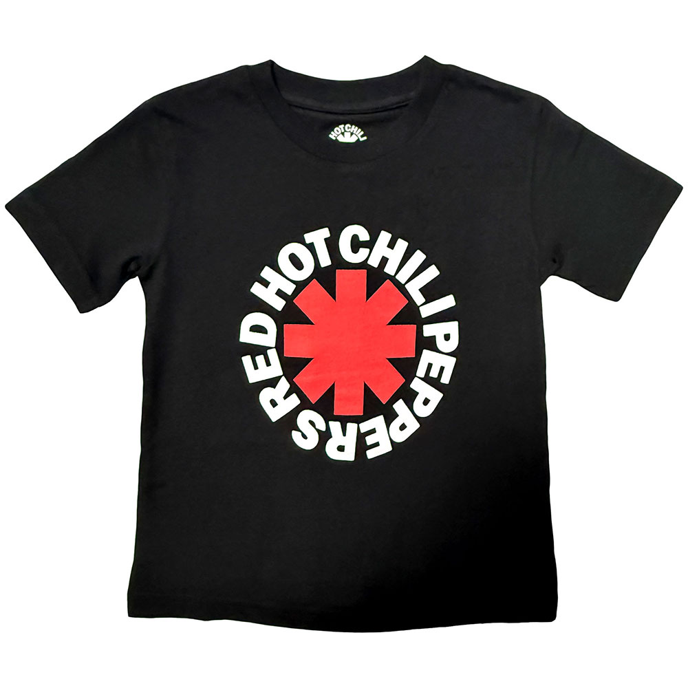 Tričko Red hot chili peppers - Classic Asterisk, Dieťa,Čierna,5 – 6 rokov
