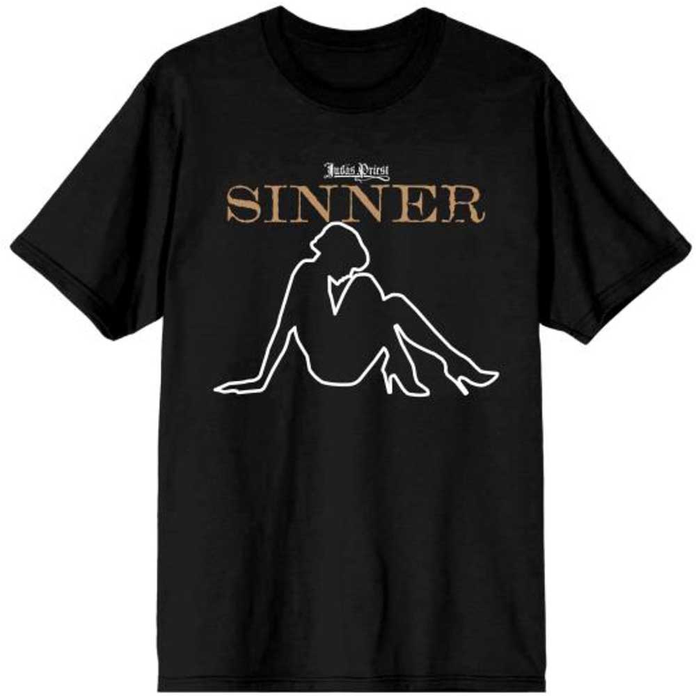 Tričko Judas Priest - Sin After Sin Sinner Slogan Lady, Unisex,Čierna,XXL