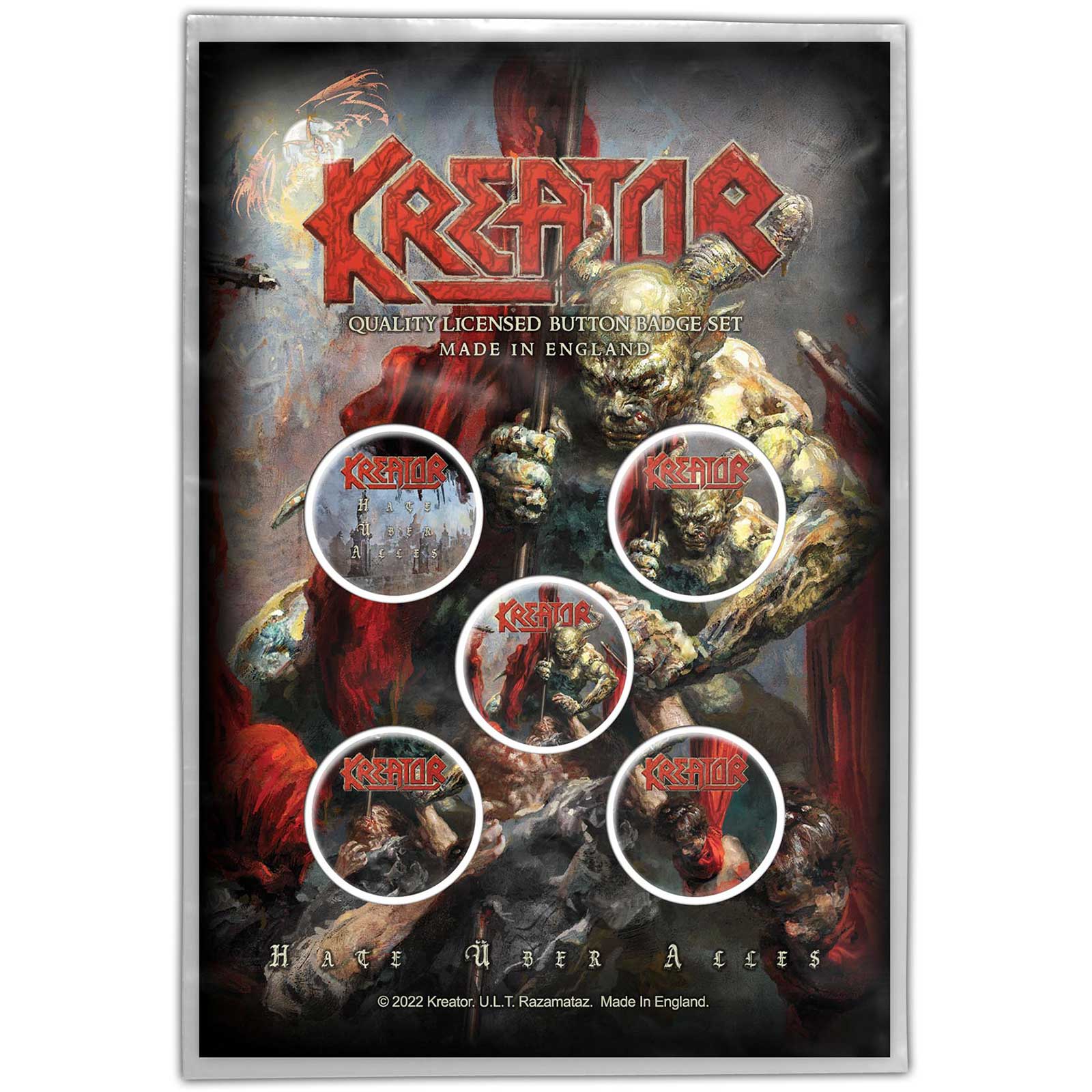 Odznak Kreator - Hate Uber Alles