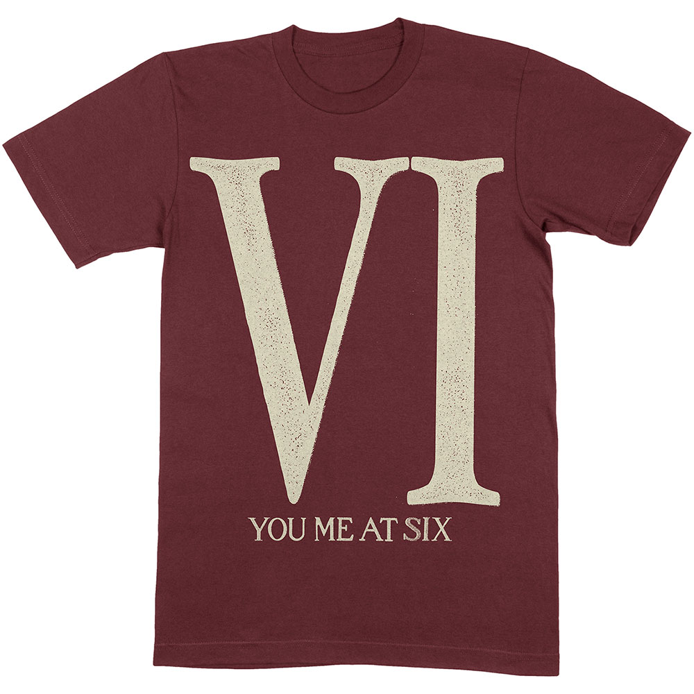 Tričko You Me At Six - Roman VI, Unisex,Červená,L
