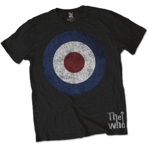 Tričko The Who - Target Distressed, Unisex,Čierna,S