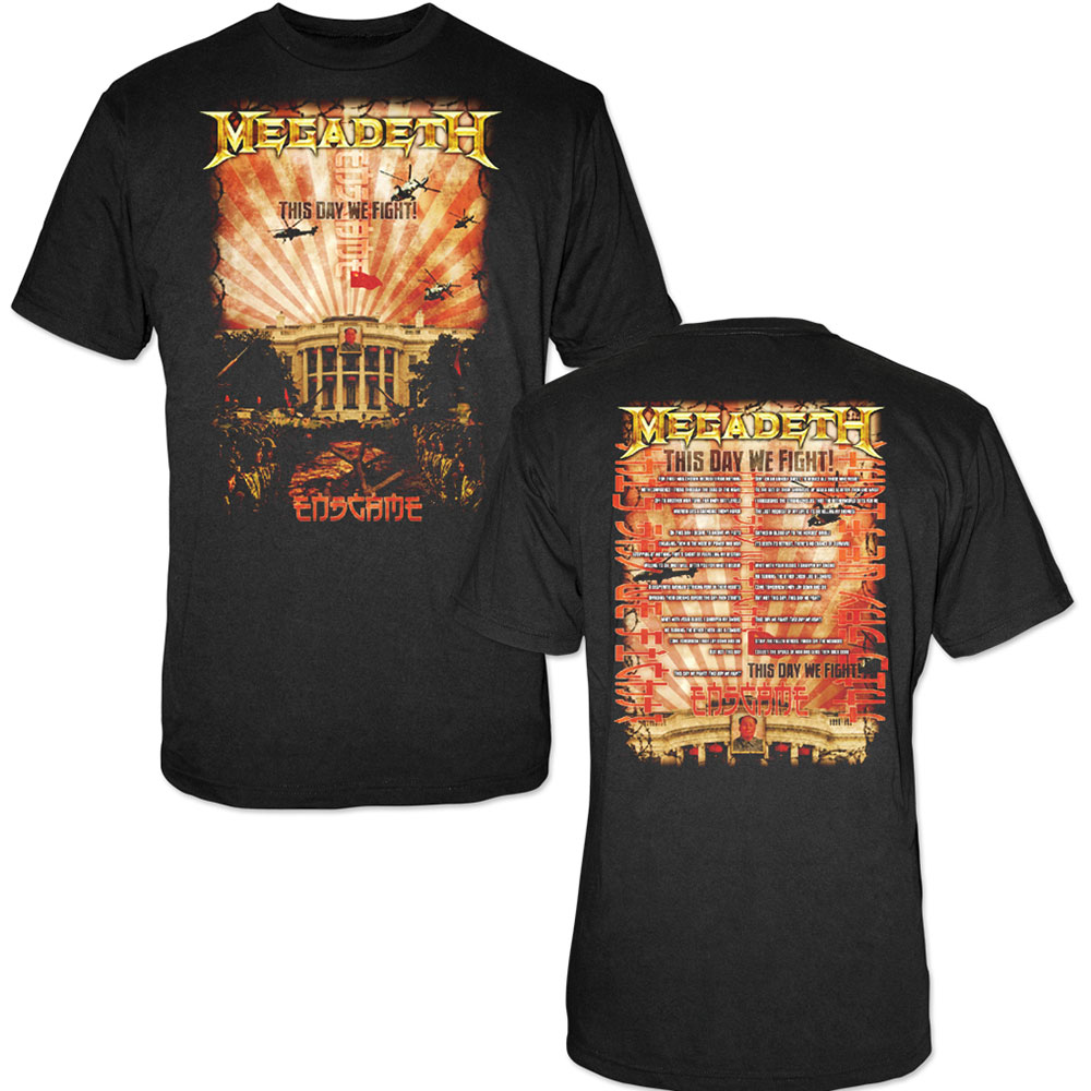 Tričko Megadeth - China Whitehouse, Unisex,Čierna,XXL