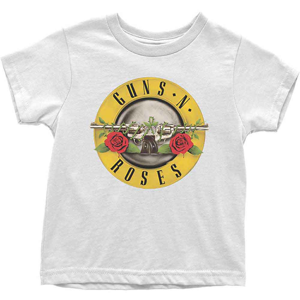 Tričko Guns N’ Roses - Classic Logo, Dieťa,Biela,5 – 6 rokov
