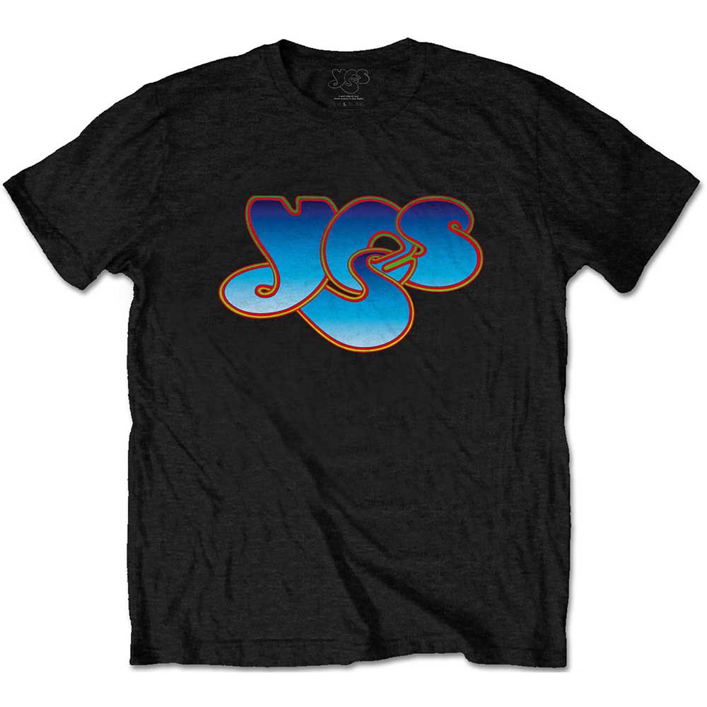 Tričko Yes - Classic Blue Logo, Unisex,Čierna,XXL