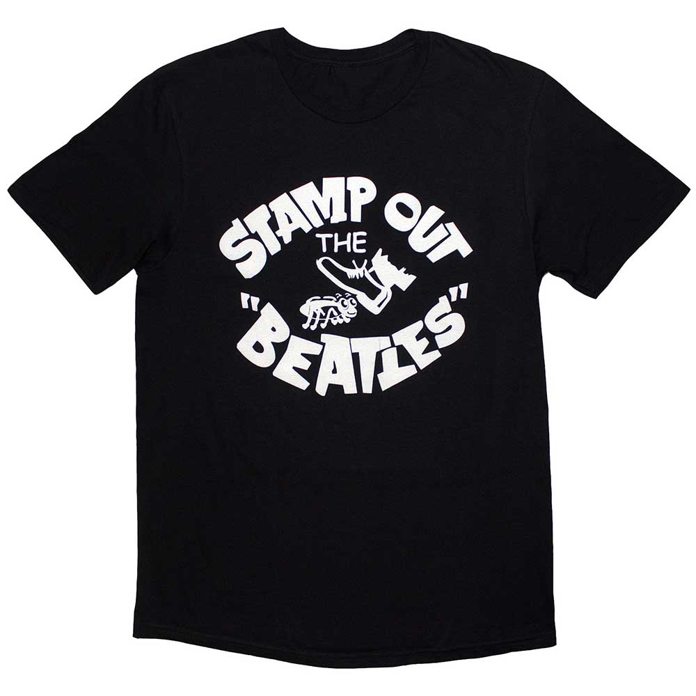 Tričko The Beatles - Stamp Out The..., Unisex,Čierna,XXL