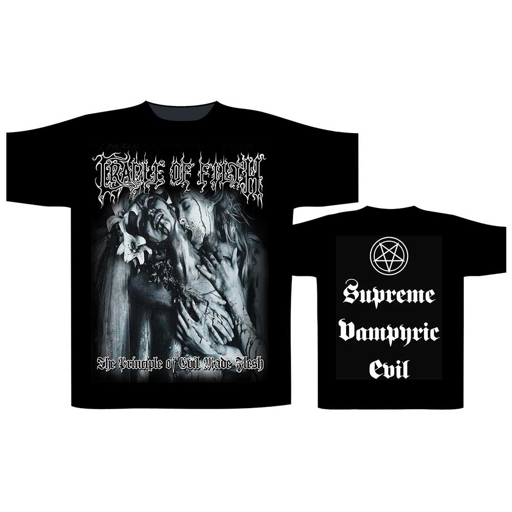 Tričko Cradle of Filth - Supreme Vampiric Evil, Unisex,Čierna,S