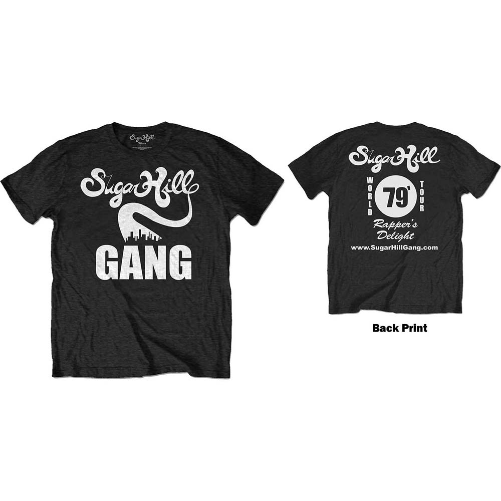 Tričko The Sugarhill Gang - Rappers Delight Tour, Unisex,Čierna,XXL