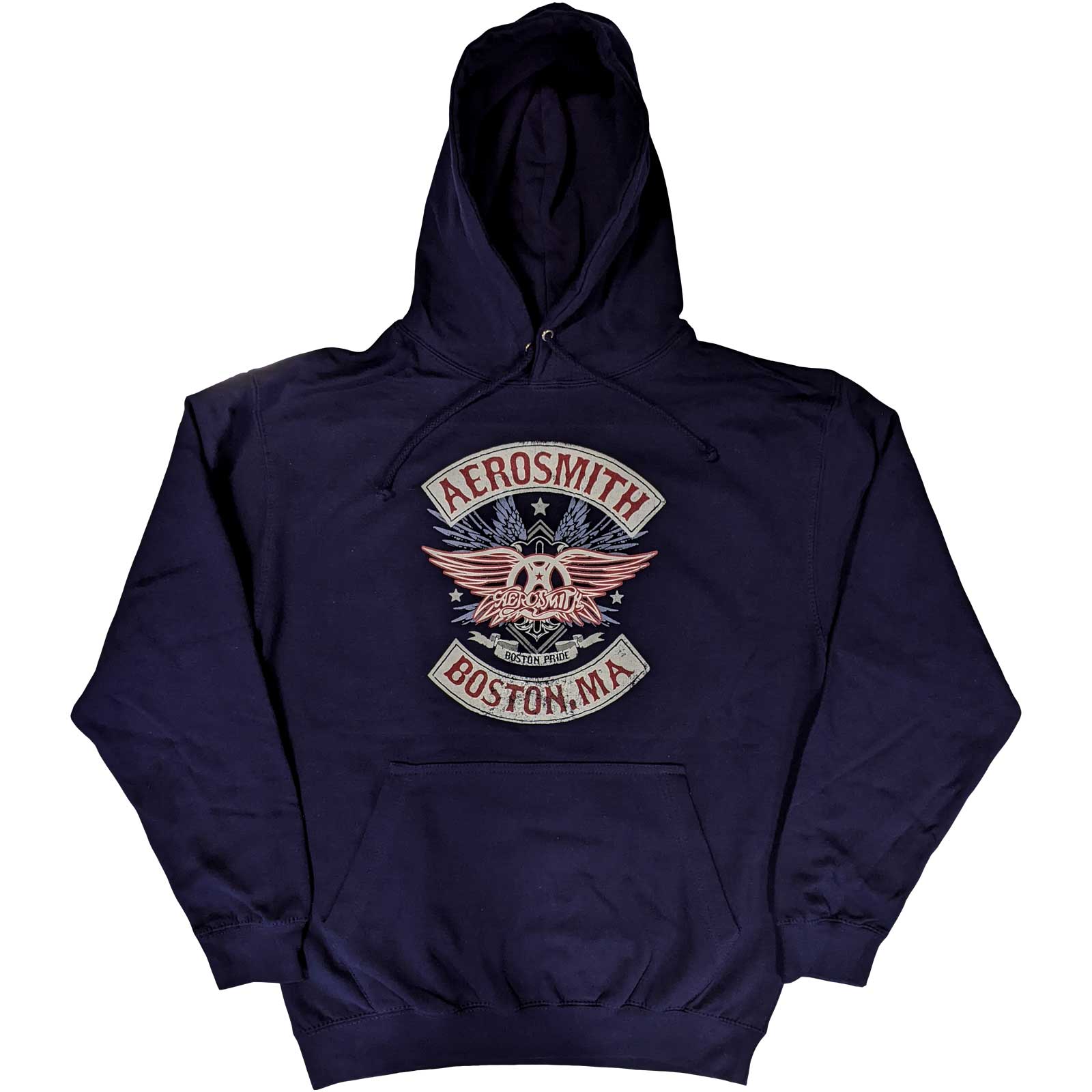Mikina Aerosmith - Boston Pride, Unisex,Modrá,L