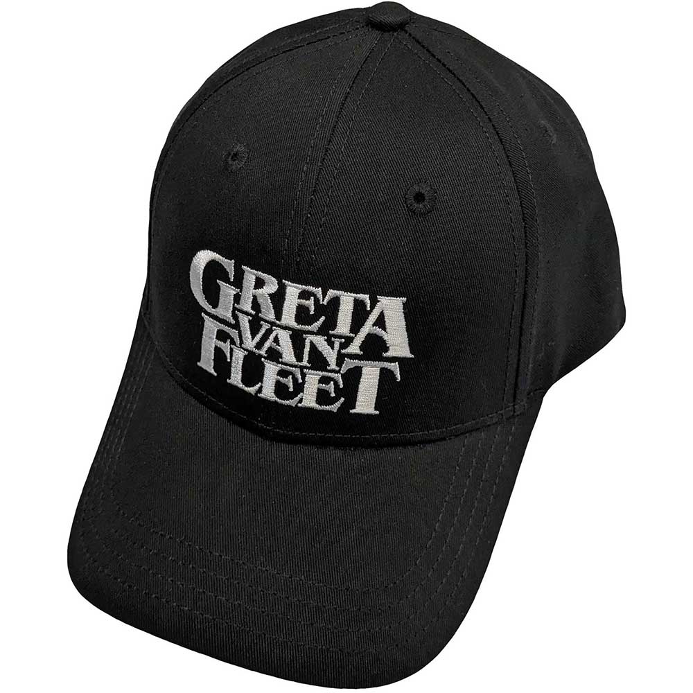 Šiltovka Greta Van Fleet - White Logo, Unisex,Čierna,Univerzálna