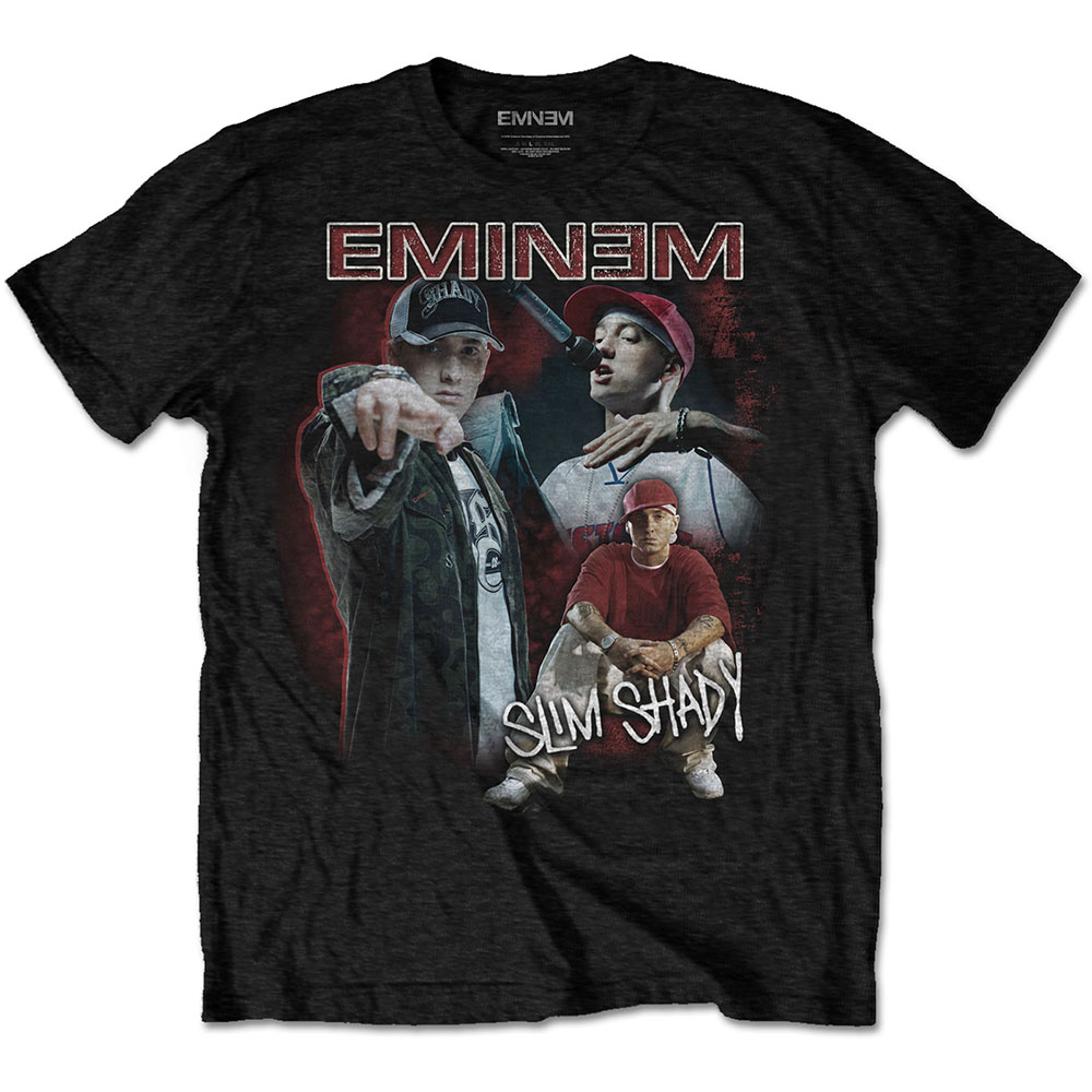 Tričko Eminem - Shady Homage, Unisex,Čierna,XXL