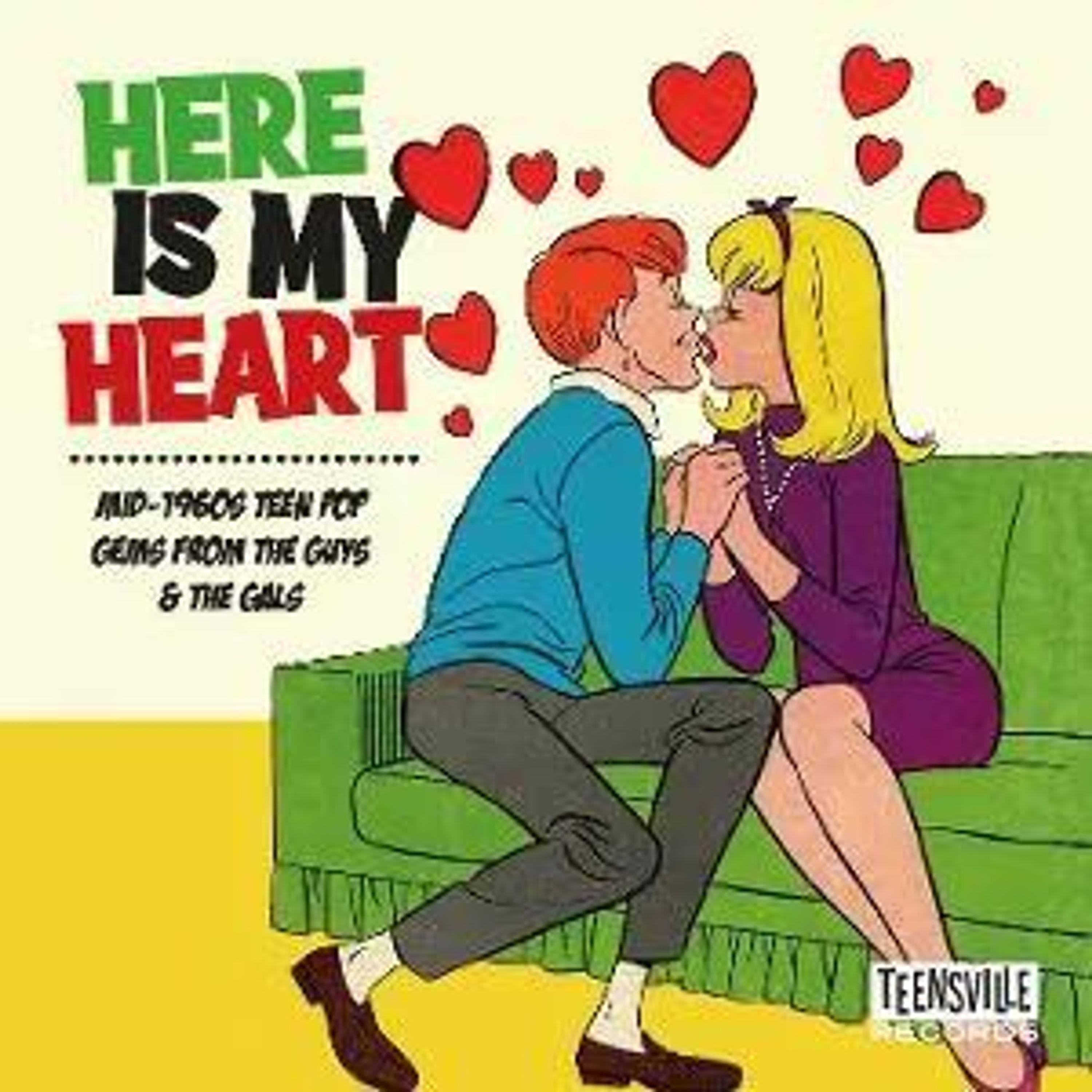 CD Various Artists - HERE IS MY HEART (MID-1960S TEEN POP GEMS FROM THE GUYS & THE GALS)