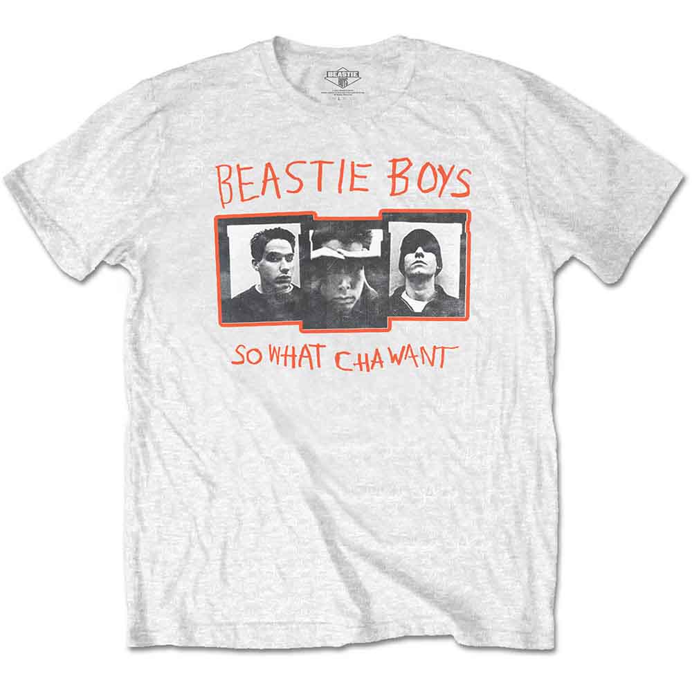Tričko Beastie Boys - So What Cha Want, Unisex,Biela,XXL