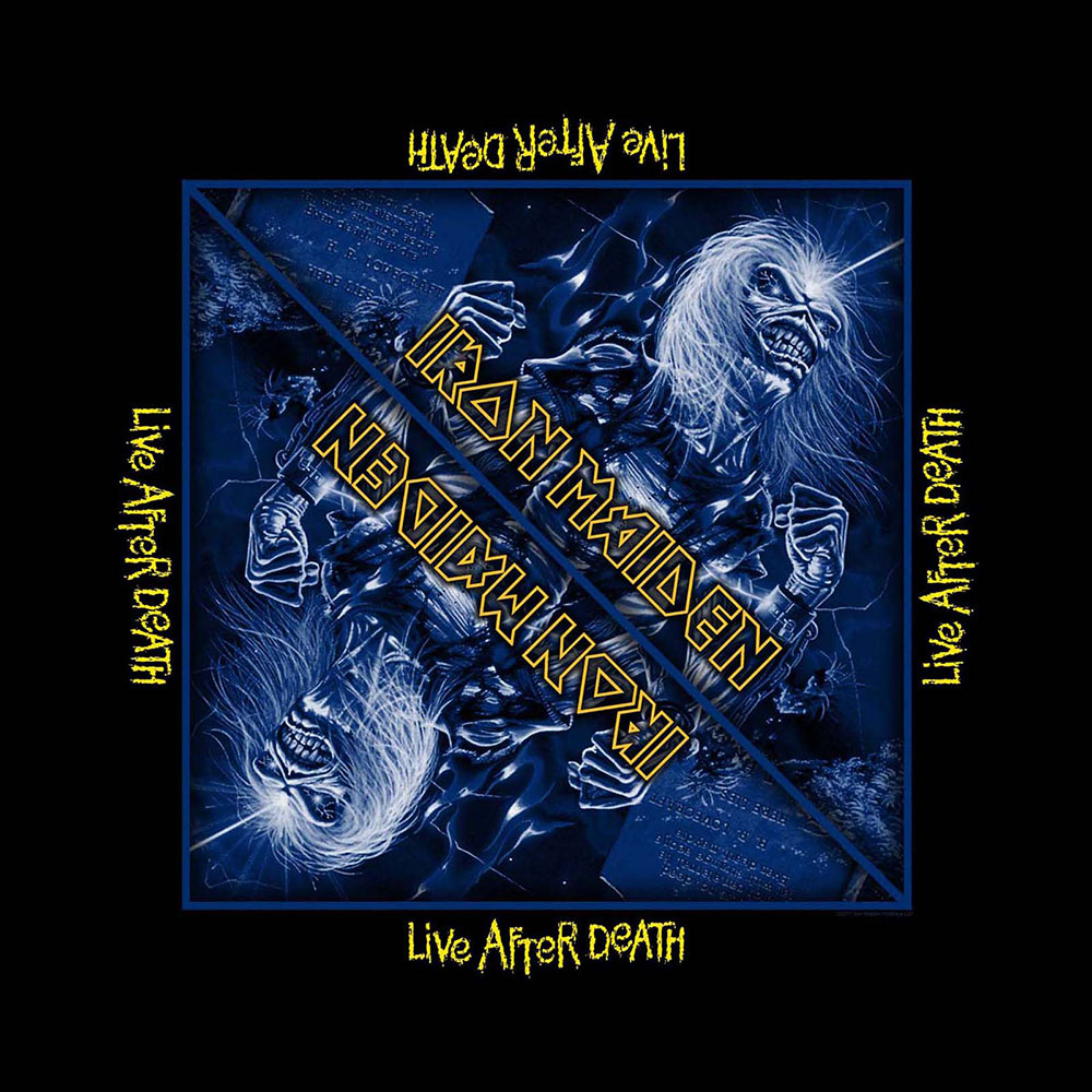 Šatka Iron Maiden - Live After Death, Unisex,Čierna,Univerzálna