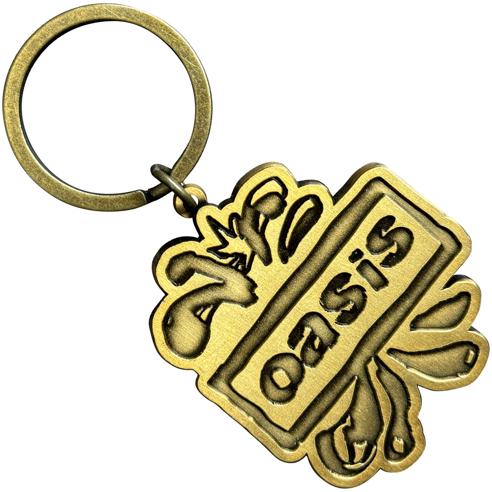 Kľúčenka Oasis - Gold Logo Splat
