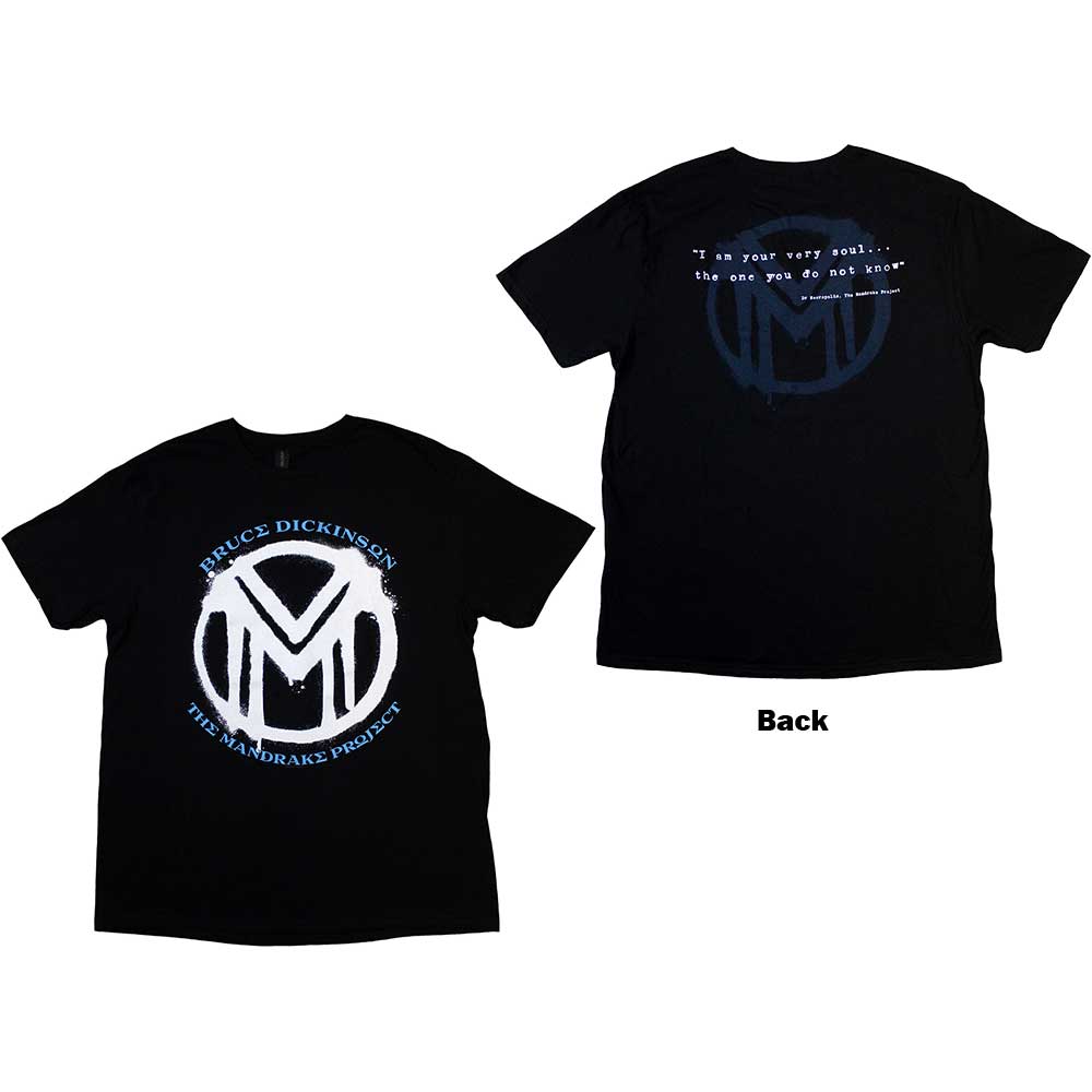 Tričko Bruce Dickinson - The Mandrake Project, Unisex,Čierna,XXL