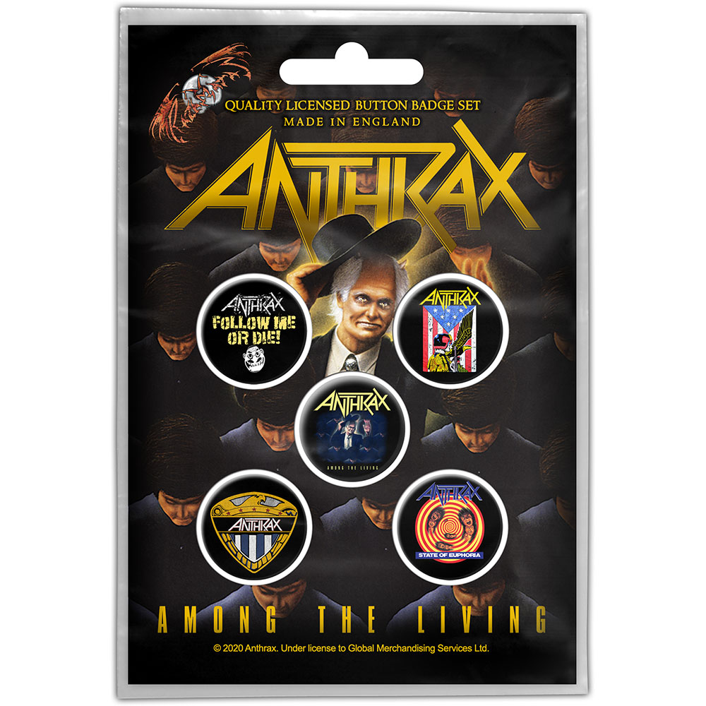 Odznak Anthrax - Among the Living