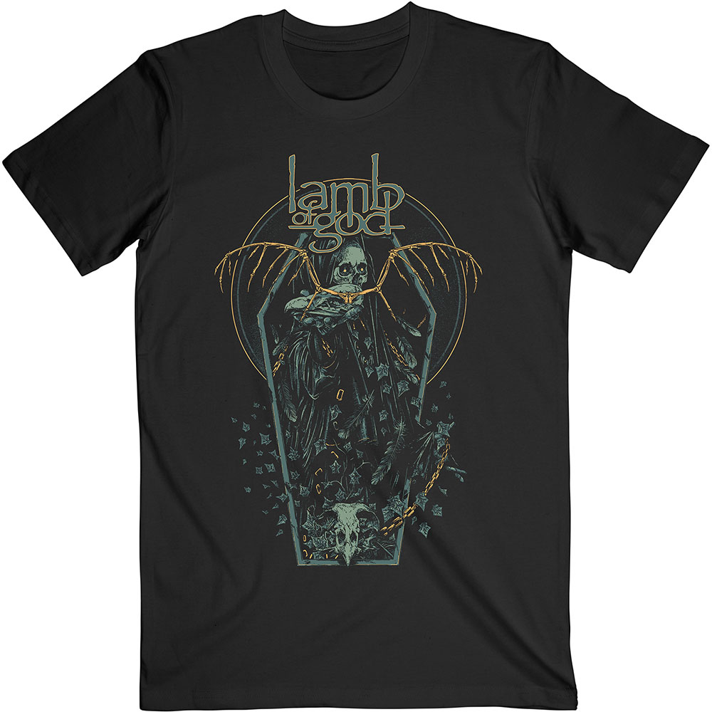 Tričko Lamb of God - Coffin Kopia, Unisex,Čierna,XXL
