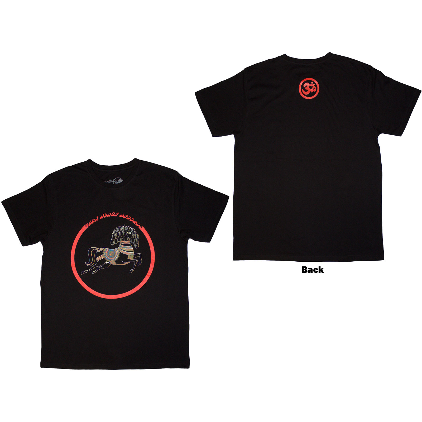 Tričko George Harrison - Dark Horse Logo, Unisex,Čierna,XXL