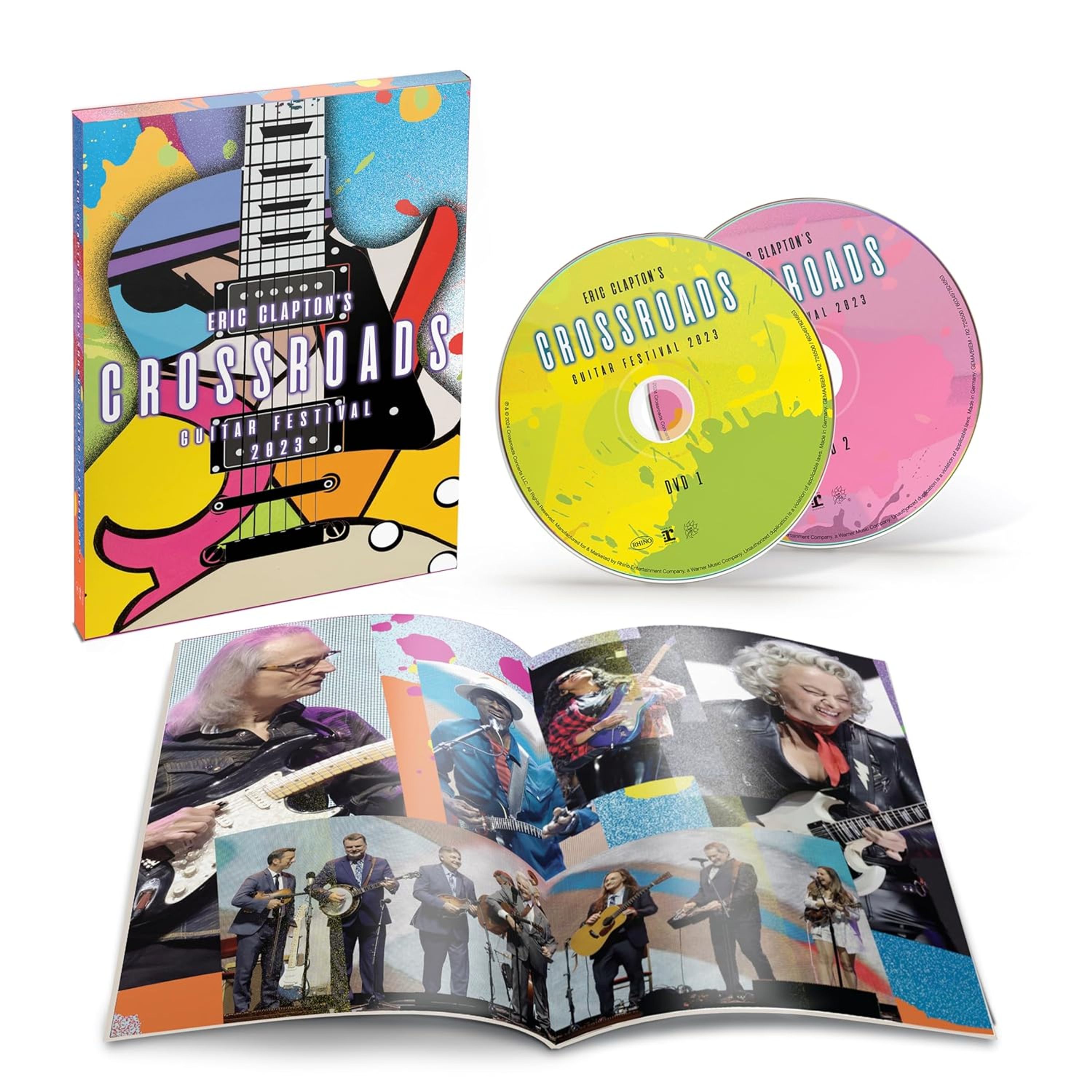 DVD V/A - ERIC CLAPTON'S CROSSROADS GUITAR FESTIVAL 2023