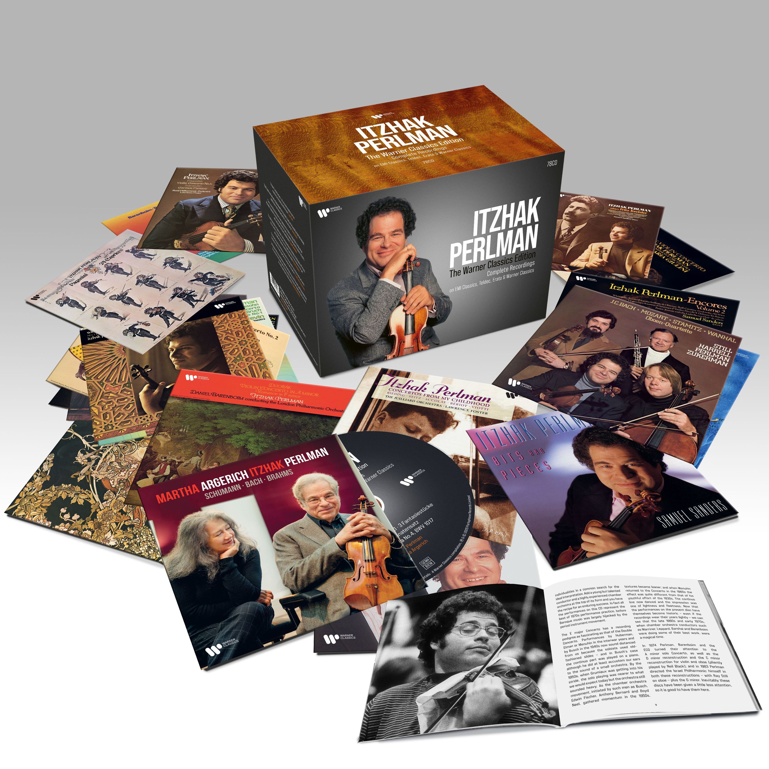 CD Itzhak Perlman - THE WARNER CLASSICS EDITION - COMPLETE RECORDINGS