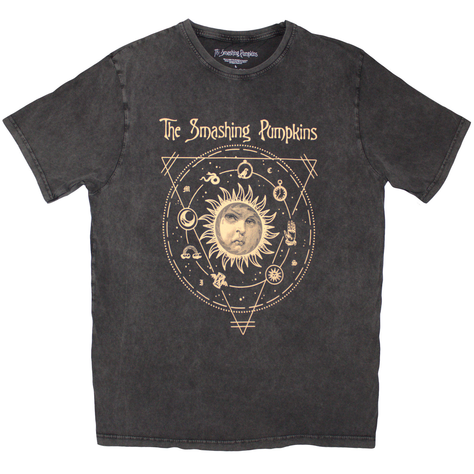 Tričko The Smashing Pumpkins - Celestial Sun, Unisex,Šedá,XXL