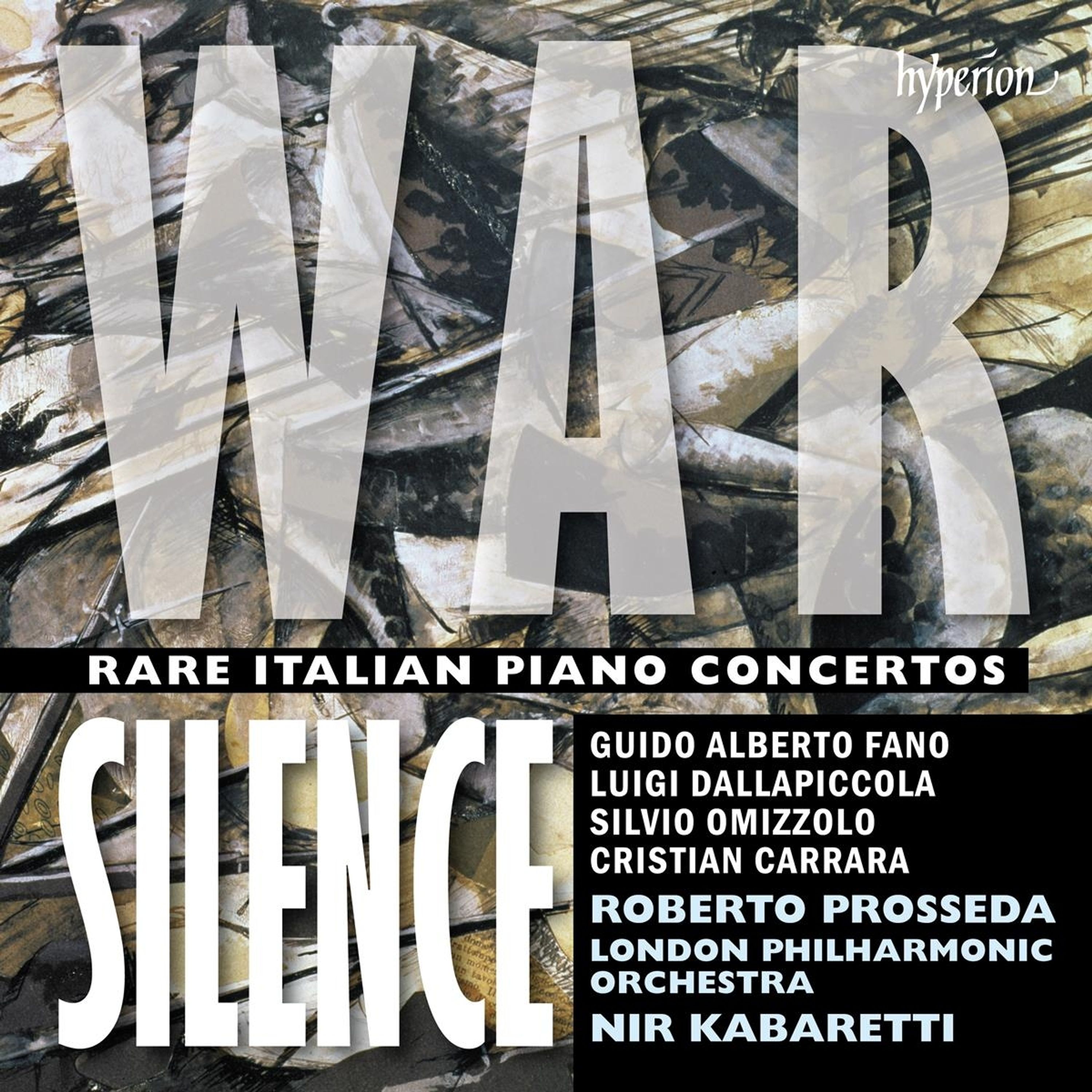 CD Roberto Prosseda - WAR SILENCE - RARE ITALIAN PIANO CONCERTOS