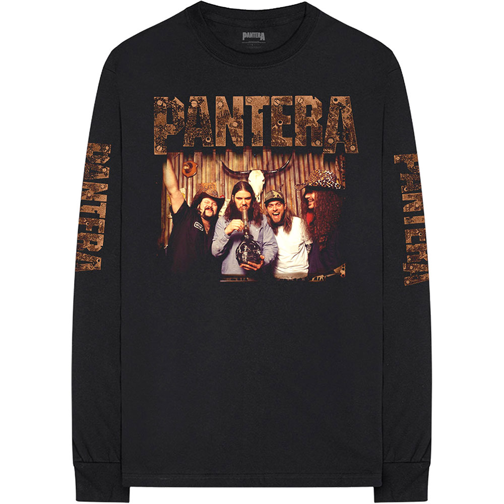 Tričko s dlhým rukávom Pantera - Bong Group, Unisex,Čierna,XXL
