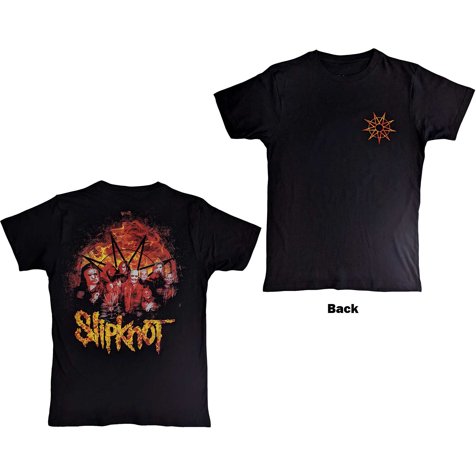 Tričko Slipknot - The End So Far Flame Logo, Unisex,Čierna,XXL
