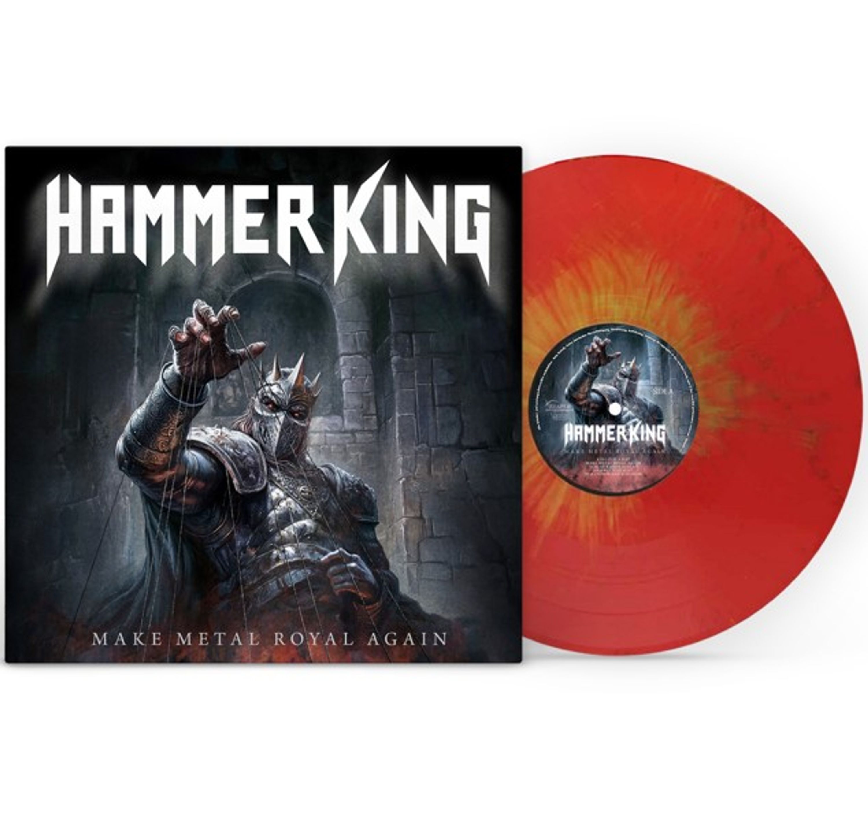 Vinyl Hammer King - MAKE METAL ROYAL AGAIN (RED/GOLD SPLATTER IN GATEFOLD)