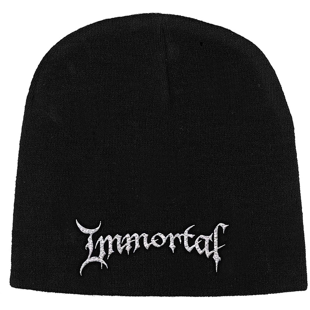 Čapica Immortal - Logo, Unisex,Čierna,Univerzálna